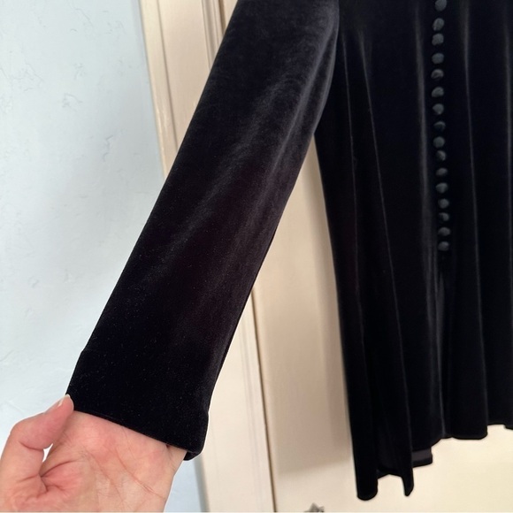 JBS Vintage Blouse Black Velvet  8P - Picture 5 of 10